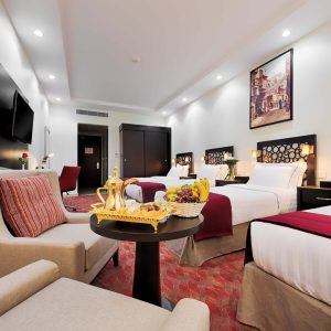 Quadruple room (four beds) - الغرفة الرباعية (اربع أسرة)